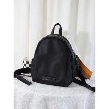 歐美時尚休閑百搭尼龍雙肩包旅行背包簡約個性貝殼女包潮范單肩包