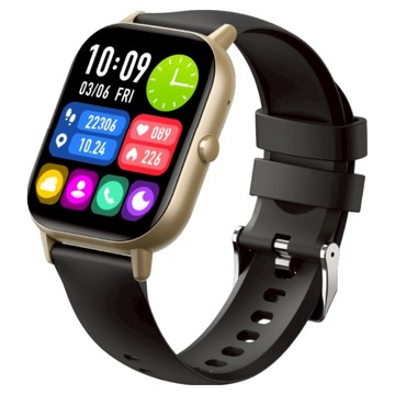 Ergotech 人因科技 衡動智慧腕錶 SW216  2.01吋  藍牙  黑爵金