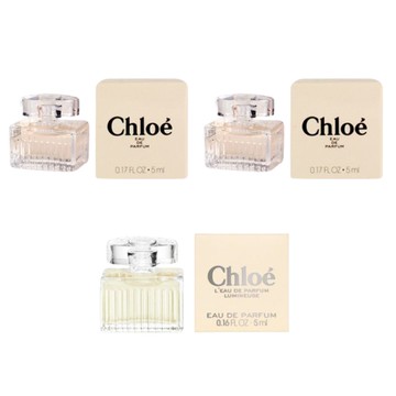 CHLOE仙氣小香組 (光蘊玫瑰女性淡香精 5ml + 同名女性淡香精5ml*2)