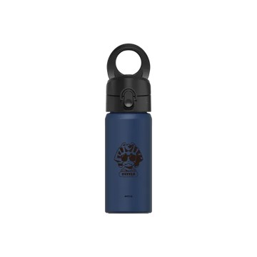 磁吸水壺 AquaStand 不鏽鋼 480cc - 無吸管 子夜藍 - 老高與小茉 - 抬頭星人系列-法老王黑白款