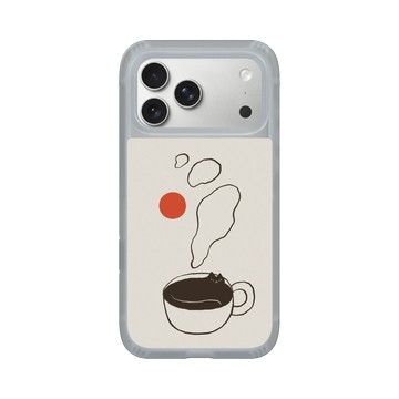 iPhone 17 Pro Max AirX 流變灰 - ilovedoodle (Lim Heng Swee) - Coffee Cat: 窩最溫暖