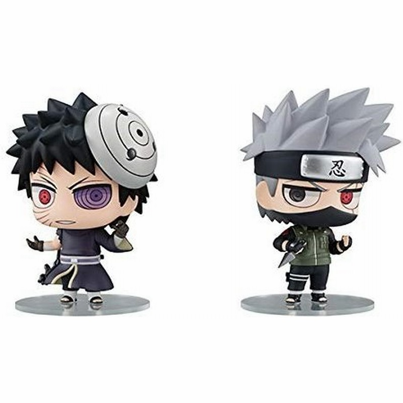 ちみメガバディシリーズ Naruto ナルト 疾風伝 はたけカカシ うちはオビト 忍界大戦セットフィギュア 通販 Lineポイント最大0 5 Get Lineショッピング