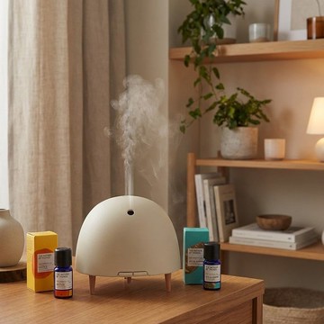 【送禮】水母香氛儀+有機精油組