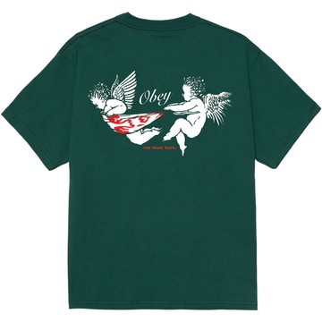 OBEY 165264367-RNFT NO LOVE LOST CLASSIC TEE 短T (綠色)