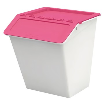 SHUTER 樹德 livinbox 大嘴鳥家用整理箱  410 x 375 x 418mm  粉綠色  1個