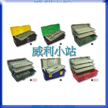 【威利小站】Octopus 421 塑膠工具箱 三層手提收納工具箱 零件箱 活動工具箱 兩層  四層