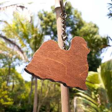 手工木作創意鑰匙圈  馬爾濟斯 B