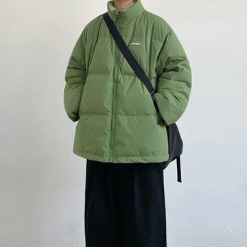 【免運/可開票】男裝 男外套 休閒褲 夾克男 風衣 大衣 日系保暖立領純色羽絨服男女情侶款白鴨絨潮牌輕薄短款羽絨外套