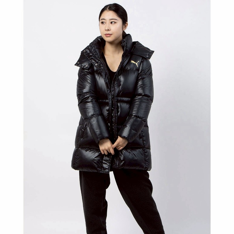 プーマ Puma レディース ダウンコート Cocoon ダウンコート ブラック 通販 Lineポイント最大5 0 Get Lineショッピング