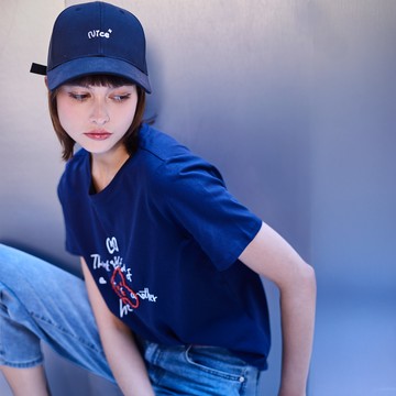 刺繡文字棒球帽(3色)