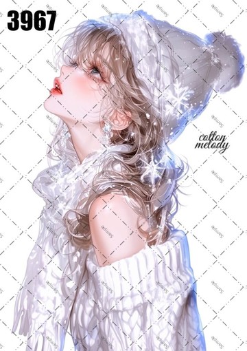 original sticker no.3967 人物貼紙 原創貼紙 原創人物貼紙 裝飾貼紙 cotton melody