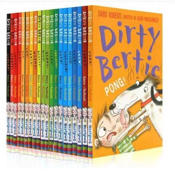 【查德書境】Dirty Bertie 有缺點的孩子一樣美麗 髒男孩波迪系列20本 兒童青少年成長好書 正版三系列共30冊