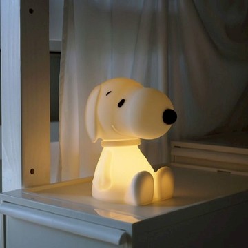 溫馨時光不受線【MR.MARIA】Snoopy First Light 史努比造型夜燈 居家燈飾 夜燈 燈具 閱讀燈 溫暖療癒 可愛 無線 可調光 送禮推薦