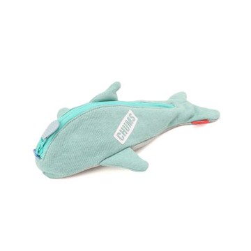CHUMS Cetacea Zipper Pouch造型收納包 綠色 CH604058M001
