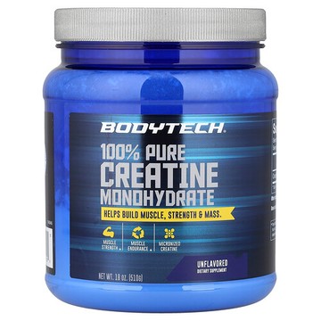 BodyTech, 全一水肌酸，原味，5 克，18 盎司（510 克）