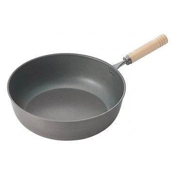 MT.CEDAR 杉山金屬 日本製 真匠味 Shin Takumi 鐵鍋 平底深炒鍋 煎鍋 IH全對應  1個  26cm