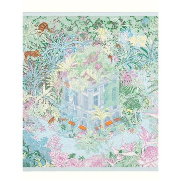 女90x90斜紋絲綢披肩方巾