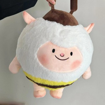 特價✨蛋仔派對公仔dongdong羊蜜蜂羊抱枕 女生毛絨玩玩具禮物公仔玩偶 睡覺抱枕 抱枕靠墊 大抱枕 造型抱枕 靠墊