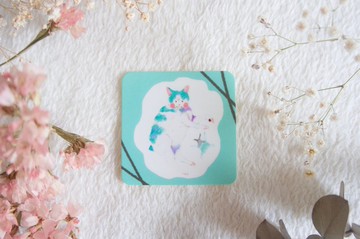 巧克力薄荷貓貼紙