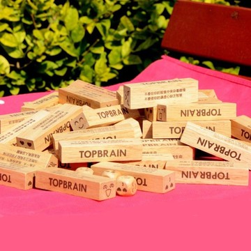 釜底抽薪抽木條成人疊疊高情侶木質玩具積木親子益智游戲層層疊樂歐歐流行館