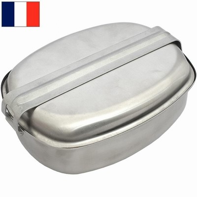 フランス軍 テフロンコーティング・メスキット ミリタリー【フランス軍】DEAD STOCK テフロン加工メスティン