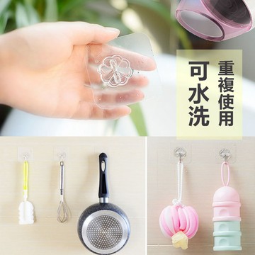 強力無痕掛勾 無痕掛勾 強力掛鉤 收納掛勾 透明 掛鉤 掛勾 免釘黏貼式掛勾 背貼式掛勾
