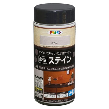 ASAHIPEN 朝日塗料 水性耐光著色劑 白色 300ml 木器著色劑 具防霉功能  1罐