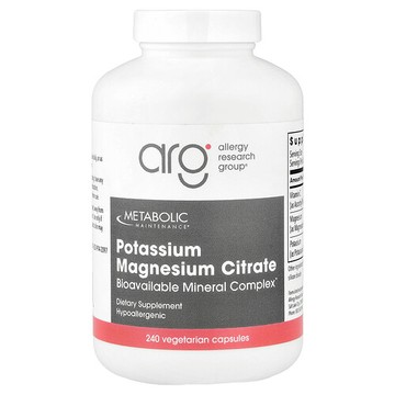 Metabolic Maintenance, 檸檬酸鉀鎂，250 粒膠囊
