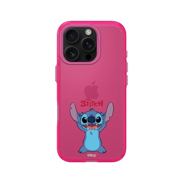 iPhone 16 Pro Clear 粉漾桃 - 迪士尼-史迪奇 Disney Stitch - 經典系列-Aloha！