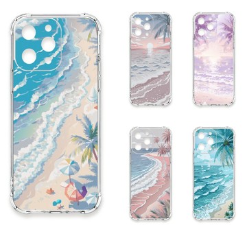 Pixel 10/10 Pro/10a 系列殼 TRON Google Pixel 10a 夏日海風景 四角防摔 軟殼 手機殼