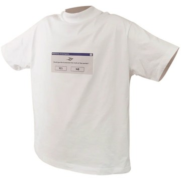 WBI 24SS WB-04 TRUTH OF THE WORLD TEE 短T (白色)