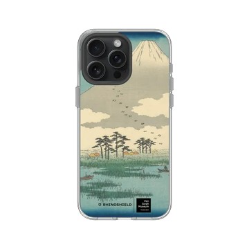 iPhone 15 Pro Max Clear 透明 - Van Gogh Museum 梵谷博物館 - 吉原：富士沼澤中漂浮島嶼之野 - 歌川廣重