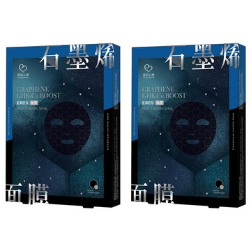 MY SCHEMING 我的心機 石墨烯藍銅胜肽極潤面膜  4入  2組