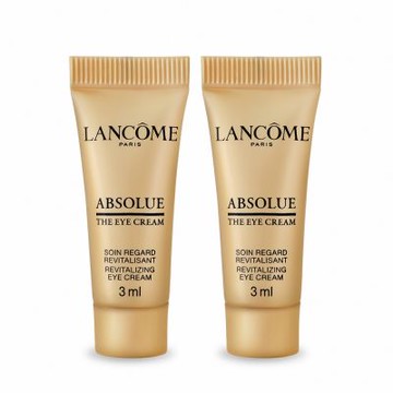 LANCOME 蘭蔻 絕對完美永生玫瑰肽金逆時眼霜3mlX2-公司貨