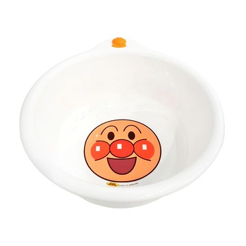 ANPANMAN 麵包超人 小臉盆  約23.5cm  白色  1個