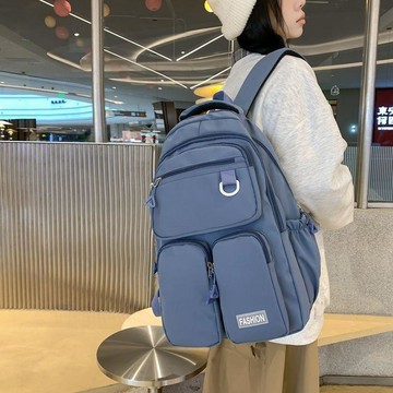 臺灣出🔥🔥2026新款 書包 大學生 高中生 國中 學生 少女 雙肩包 簡約 減負 多口袋 揹包