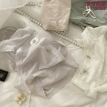 【蠶絲抗菌】女士內褲 蕾絲內褲 純欲內褲 性感內褲 中腰內褲 透氣無痕 春夏薄款 2025新款