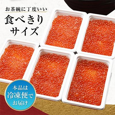 ふるさと納税 八雲町 いくら醤油漬け　110g×5パック