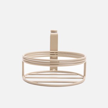 奧可利欄杆鐵線花架單盆款 杏色