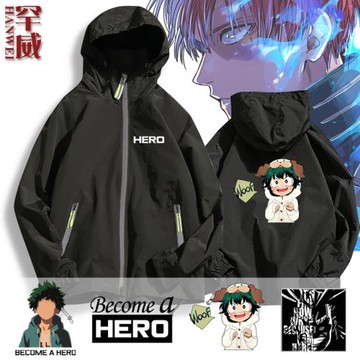 我的英雄學院My Hero Academia動漫漫畫周邊夾克連帽男女外套衣服