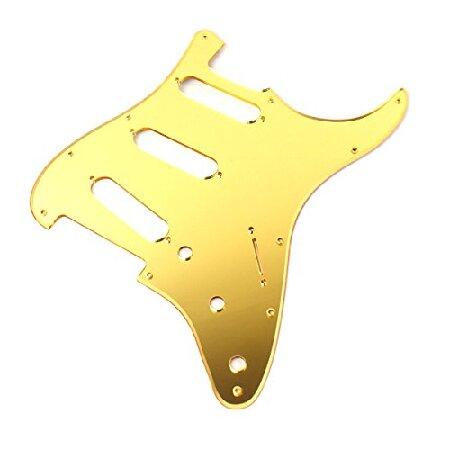 Custom Guitar Pickguard For Stratocaster Strat Standard ,Gorgeous Gold Mirror