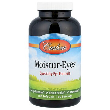 Carlson, Moistur-Eyes，180 粒軟膠囊