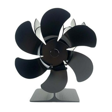 高效散熱 工業風扇 小型軸流風機 控制箱/機殼散熱LT374火焰大工字6葉152貨源自啟熱動力壁爐風扇