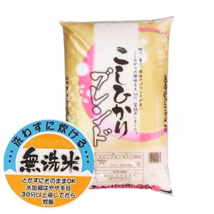無洗米 10kg コシヒカリ　ブレンド 10kg 白米 (保存包装 選択可）