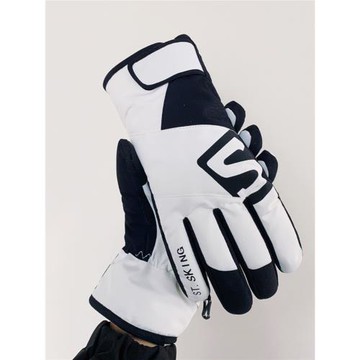 手套男女冬季加絨加厚棉保暖騎行電動摩托車冬天防水防寒觸屏滑雪