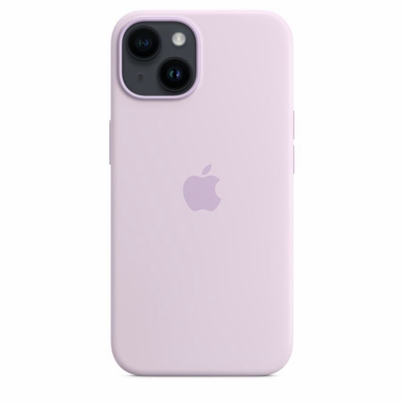 【新品】純正 iPhone 14 シリコンケース・ライラック① Apple 純正 iPhone 14 シリコンケース ライラック 紫 MagSafe