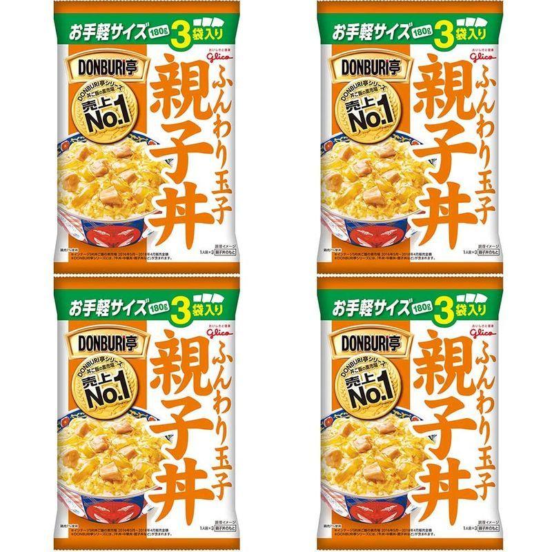 江崎グリコ DONBURI亭 3食パック親子丼 180g×3袋入り×4個