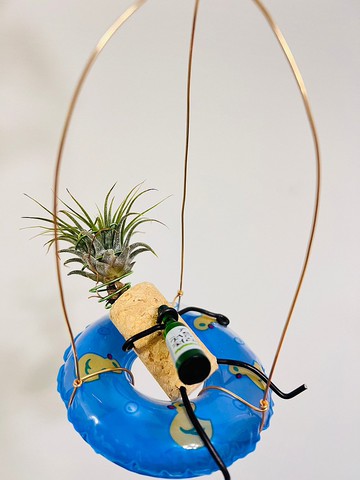 空鳳架 掛架 漂浮游泳圈 空間佈置 交換 畢業禮物(含植物)