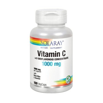 Vitamin C With Bioflavanoids Concentrate 100 Caps by Solaray