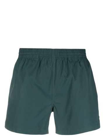 Ron Dorff - piping-embellished exercise shorts - men - Polyester/Spandex/Elastane - XXL - Green
